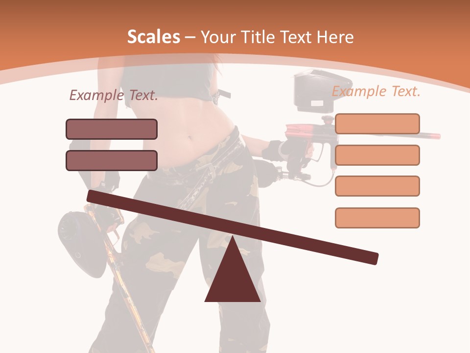 Mood Sport Girl PowerPoint Template