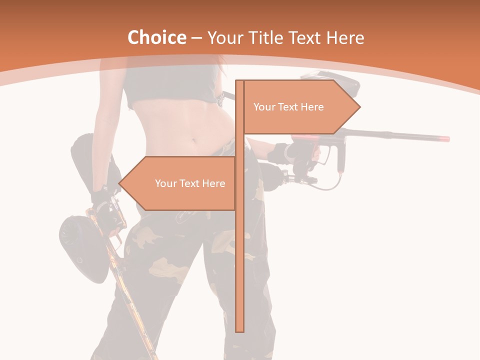 Mood Sport Girl PowerPoint Template