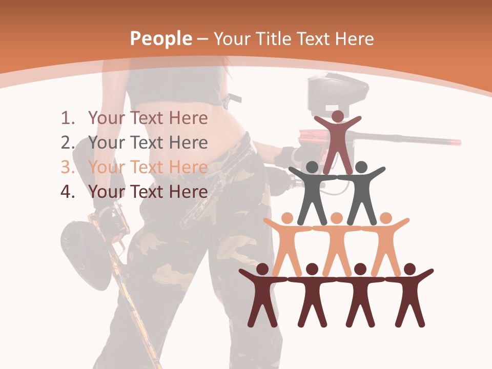 Mood Sport Girl PowerPoint Template