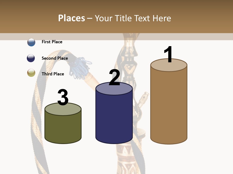 Bong Inhalation Pipe PowerPoint Template