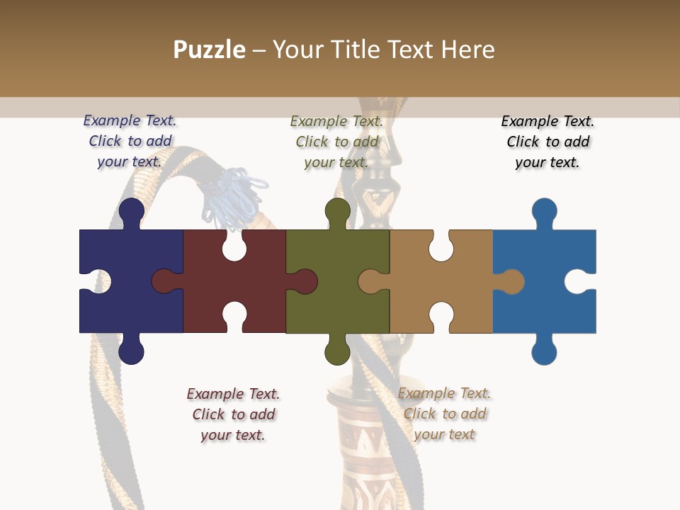 Bong Inhalation Pipe PowerPoint Template