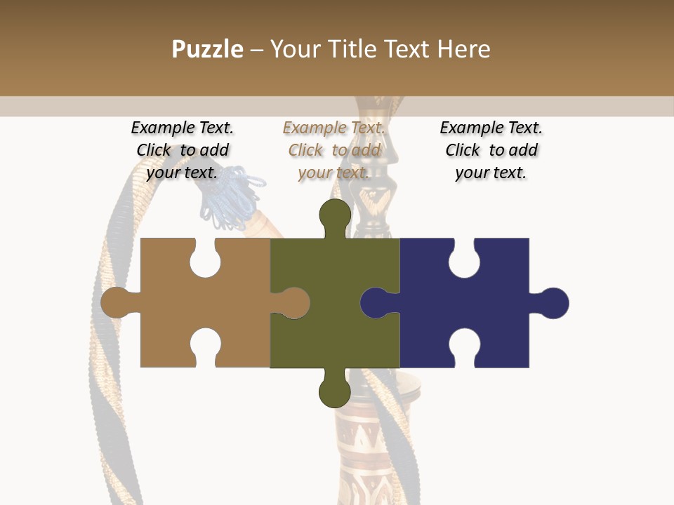 Bong Inhalation Pipe PowerPoint Template