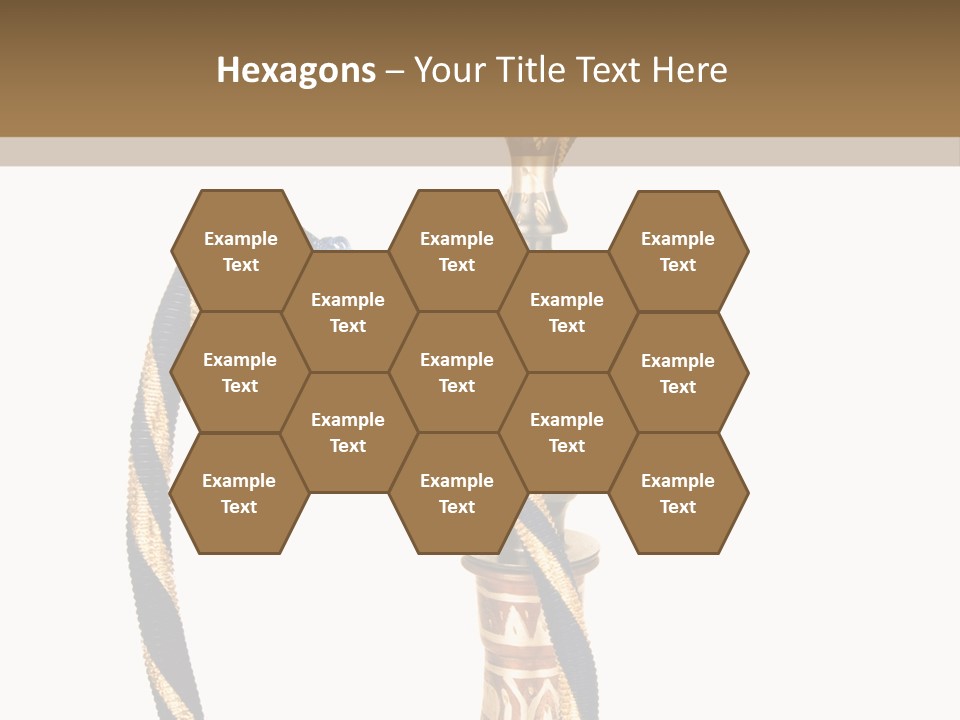 Bong Inhalation Pipe PowerPoint Template