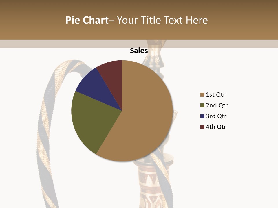 Bong Inhalation Pipe PowerPoint Template