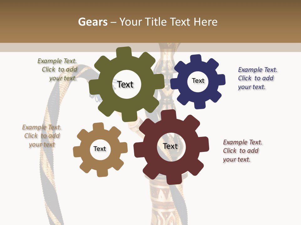 Bong Inhalation Pipe PowerPoint Template