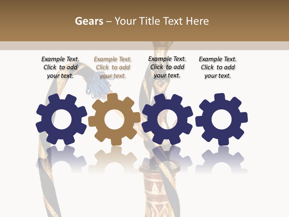 Bong Inhalation Pipe PowerPoint Template