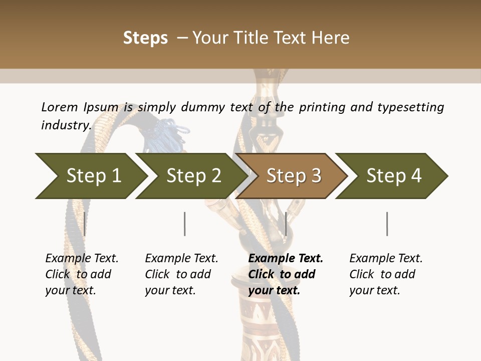 Bong Inhalation Pipe PowerPoint Template