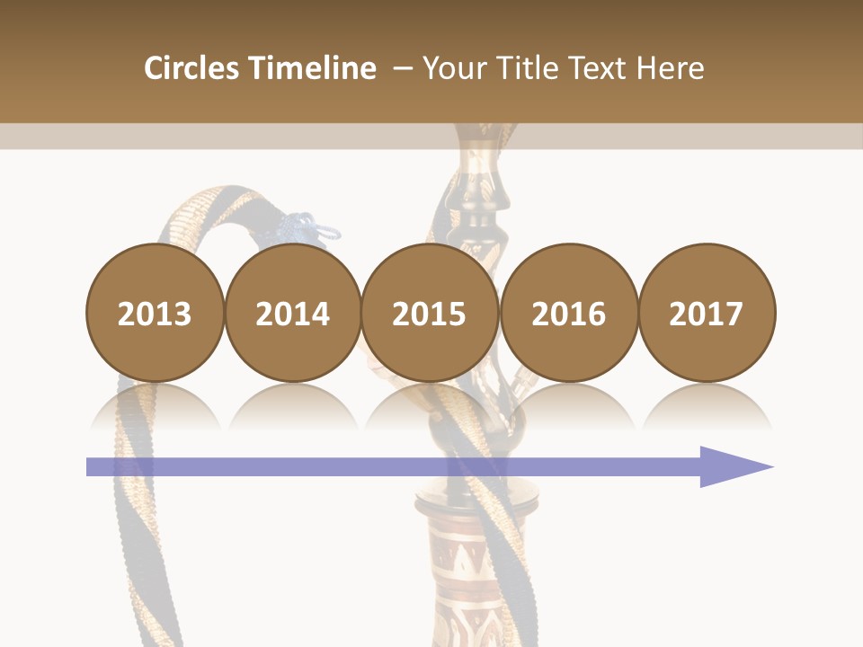 Bong Inhalation Pipe PowerPoint Template