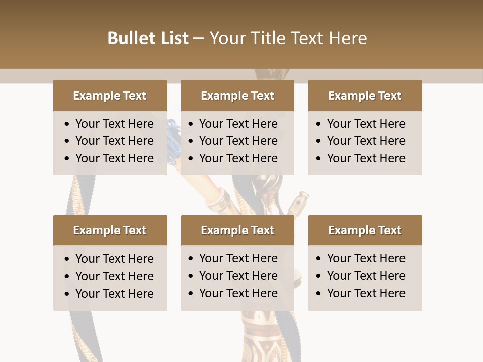 Bong Inhalation Pipe PowerPoint Template