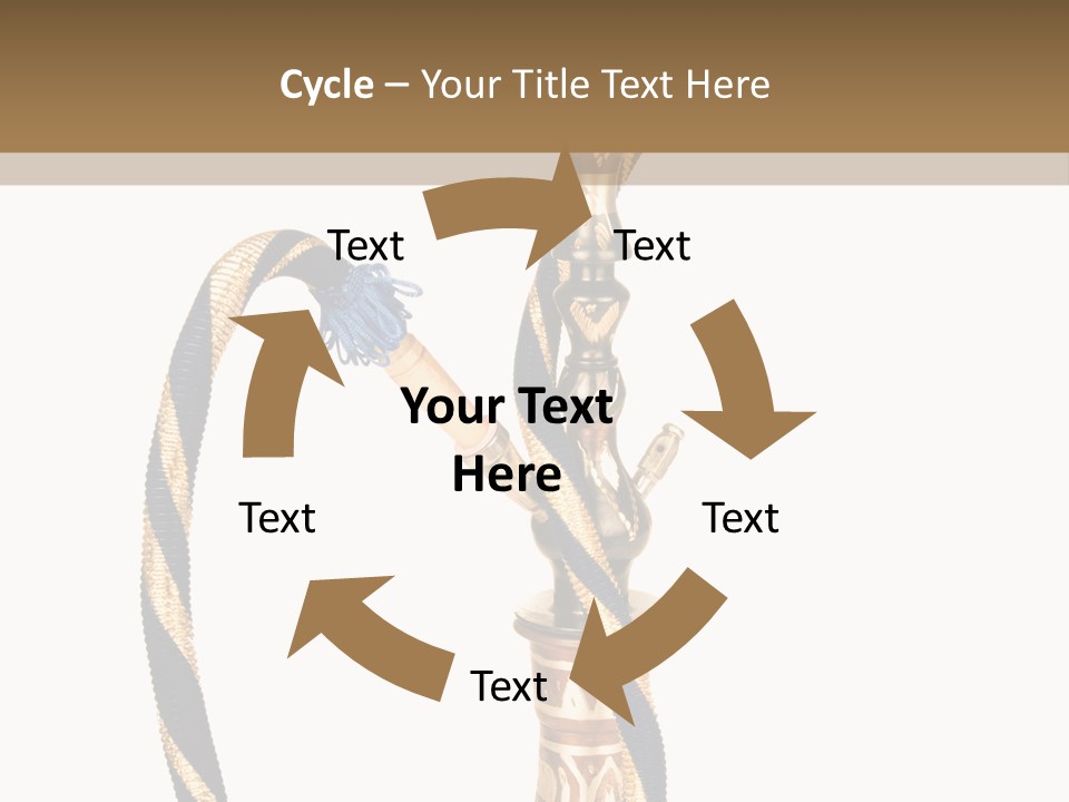 Bong Inhalation Pipe PowerPoint Template