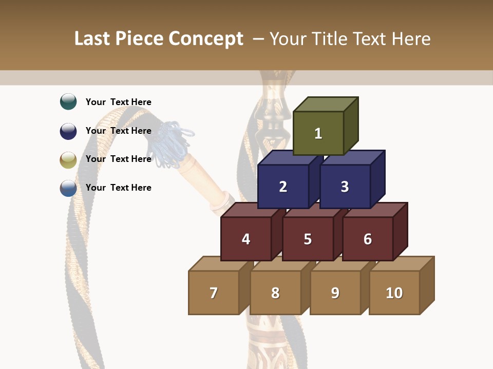 Bong Inhalation Pipe PowerPoint Template