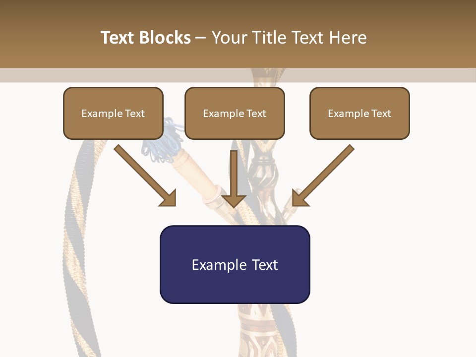 Bong Inhalation Pipe PowerPoint Template