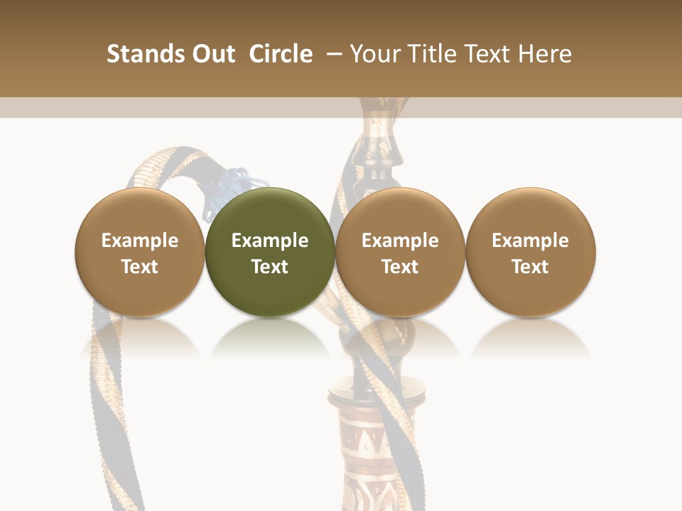 Bong Inhalation Pipe PowerPoint Template