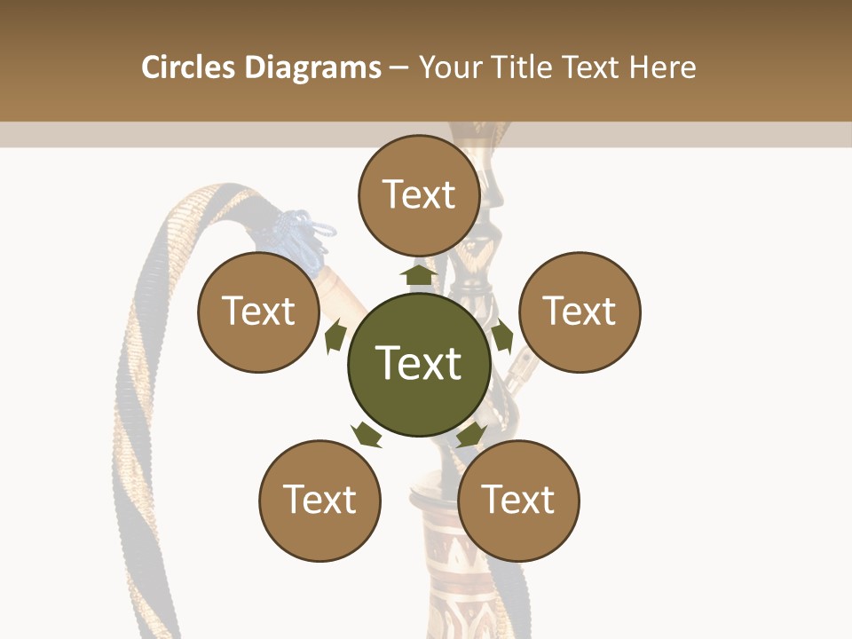 Bong Inhalation Pipe PowerPoint Template