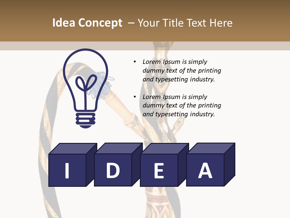 Bong Inhalation Pipe PowerPoint Template