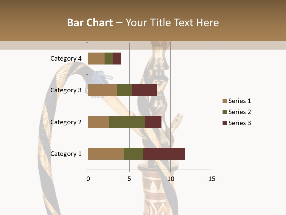 Bong Inhalation Pipe PowerPoint Template