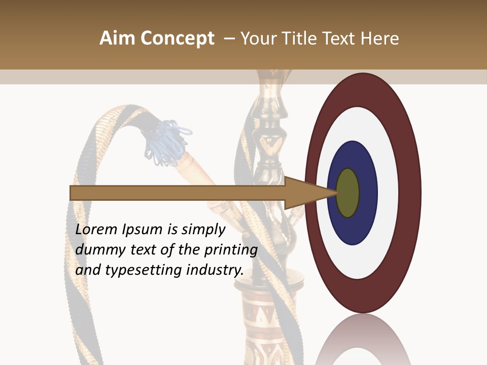 Bong Inhalation Pipe PowerPoint Template