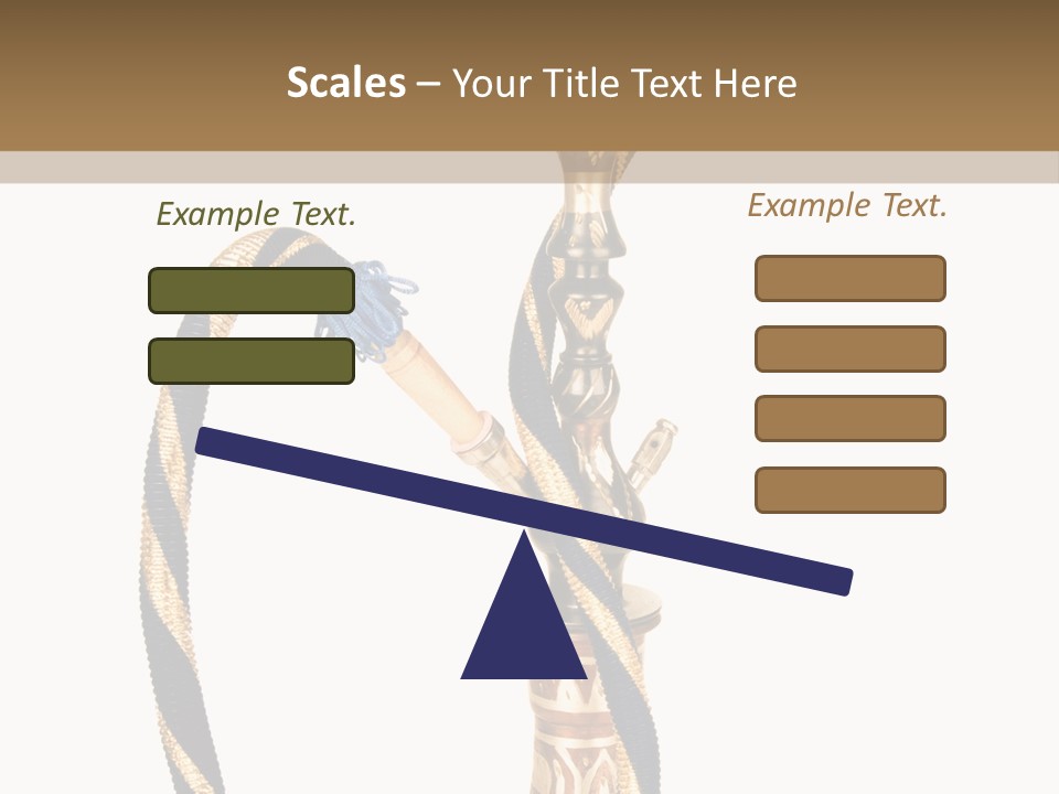 Bong Inhalation Pipe PowerPoint Template