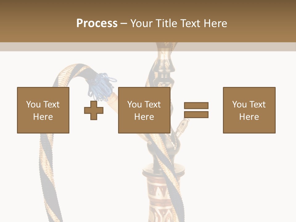 Bong Inhalation Pipe PowerPoint Template