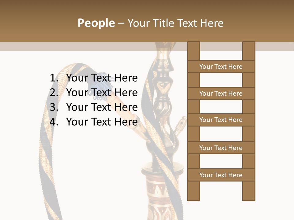 Bong Inhalation Pipe PowerPoint Template