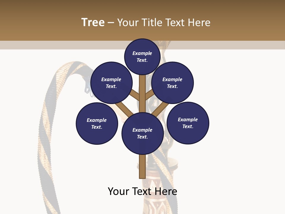 Bong Inhalation Pipe PowerPoint Template