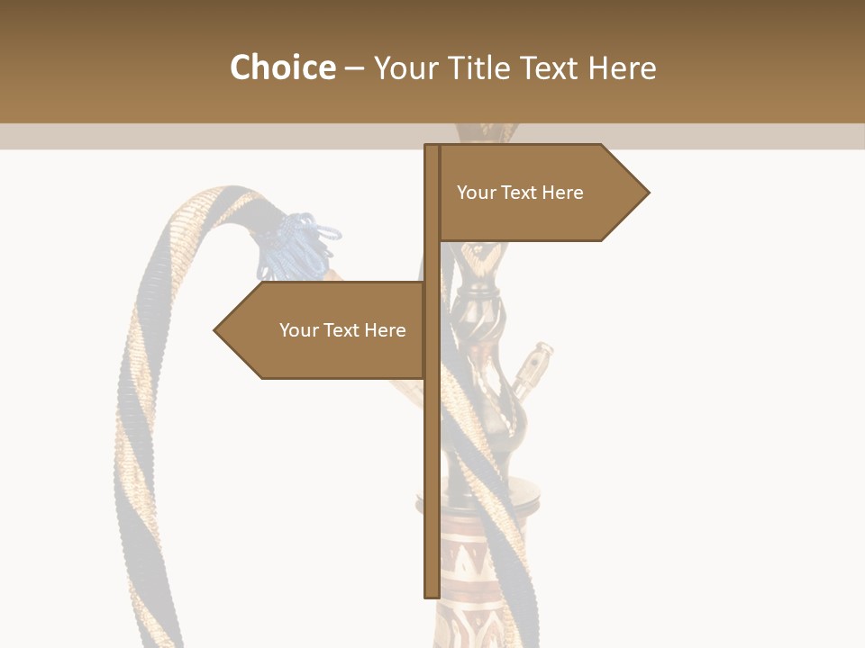 Bong Inhalation Pipe PowerPoint Template