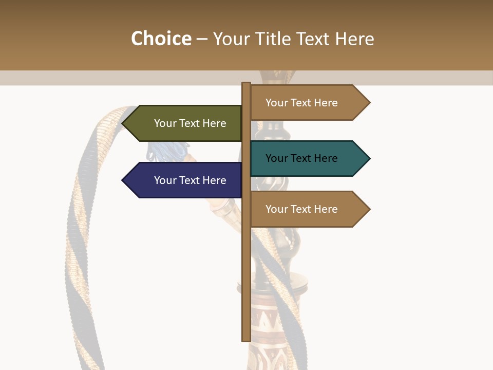 Bong Inhalation Pipe PowerPoint Template