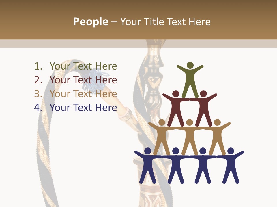 Bong Inhalation Pipe PowerPoint Template