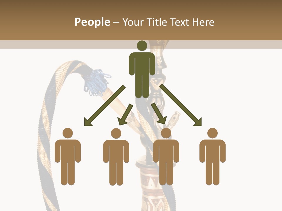 Bong Inhalation Pipe PowerPoint Template