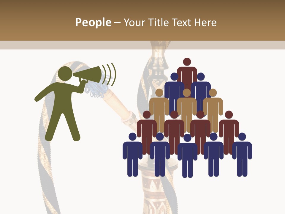 Bong Inhalation Pipe PowerPoint Template