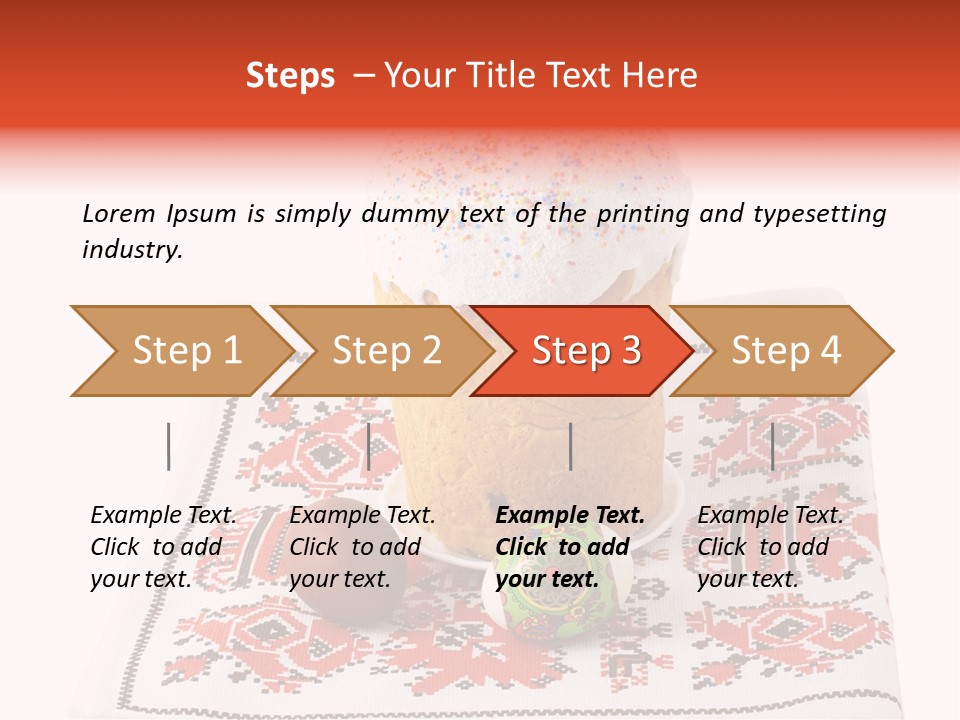 Ornate Russian Ornament PowerPoint Template