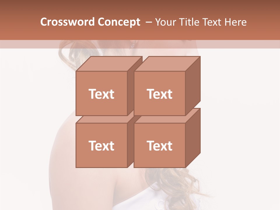 Blond Studio Necklace PowerPoint Template