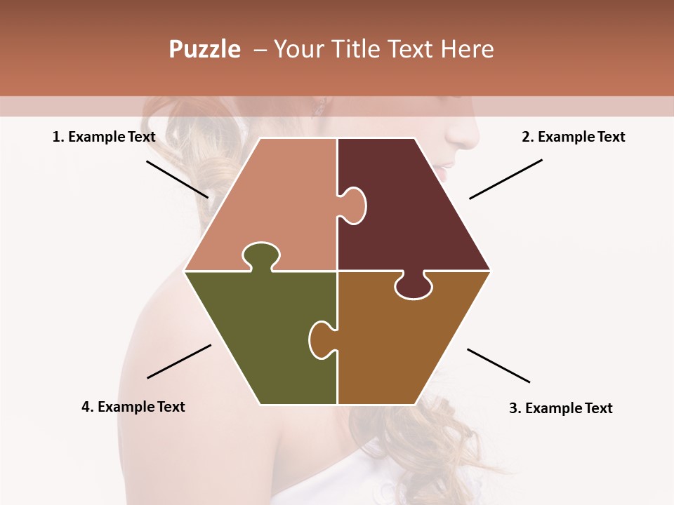 Blond Studio Necklace PowerPoint Template