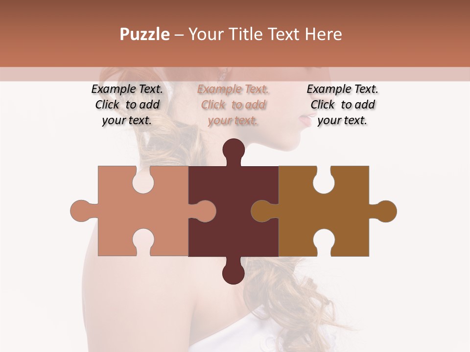 Blond Studio Necklace PowerPoint Template