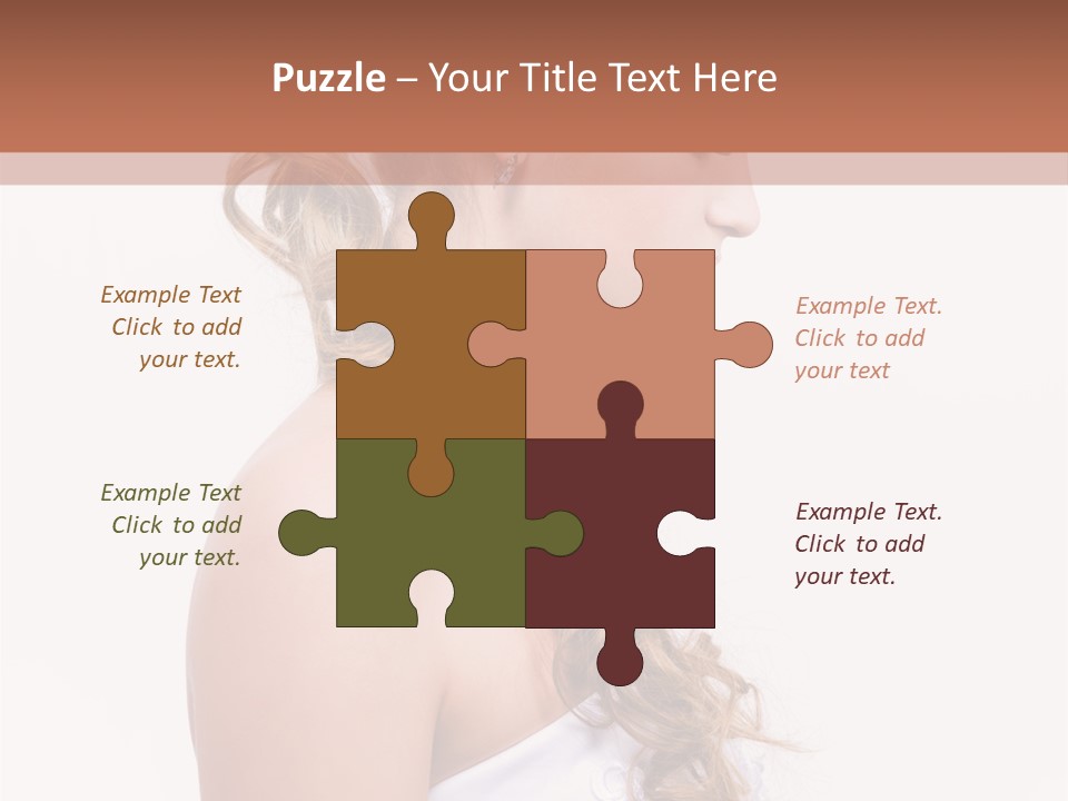 Blond Studio Necklace PowerPoint Template