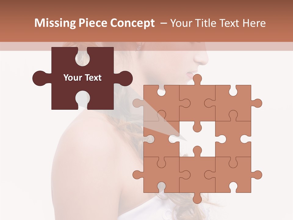 Blond Studio Necklace PowerPoint Template