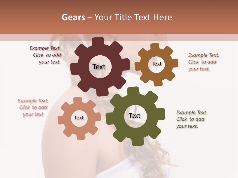 Blond Studio Necklace PowerPoint Template