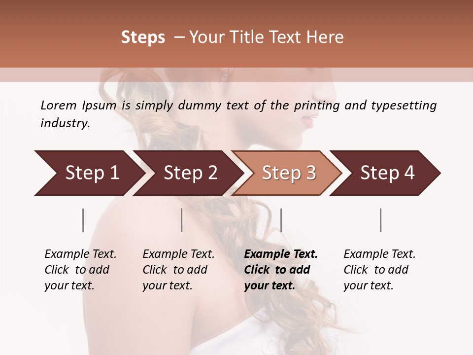 Blond Studio Necklace PowerPoint Template