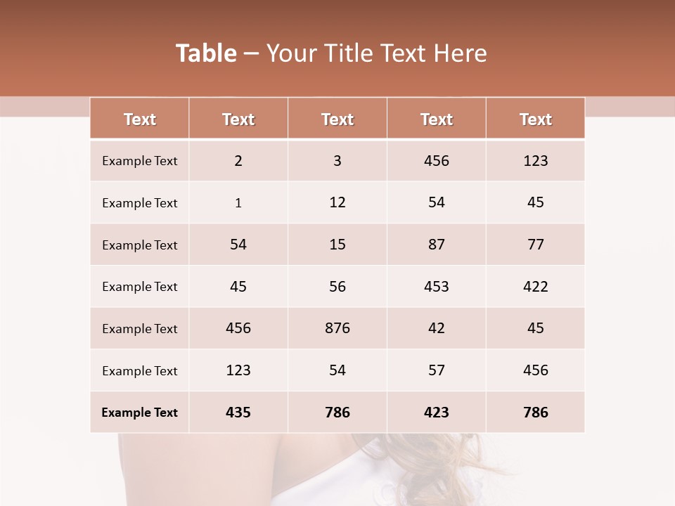 Blond Studio Necklace PowerPoint Template