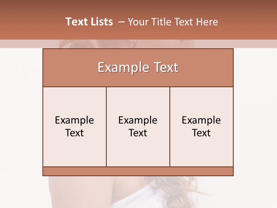 Blond Studio Necklace PowerPoint Template