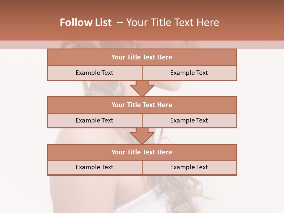 Blond Studio Necklace PowerPoint Template