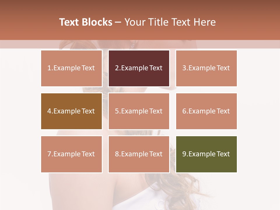 Blond Studio Necklace PowerPoint Template