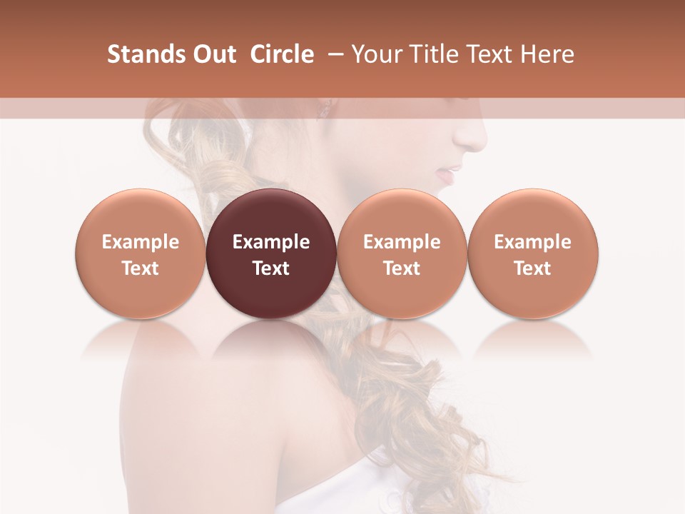 Blond Studio Necklace PowerPoint Template