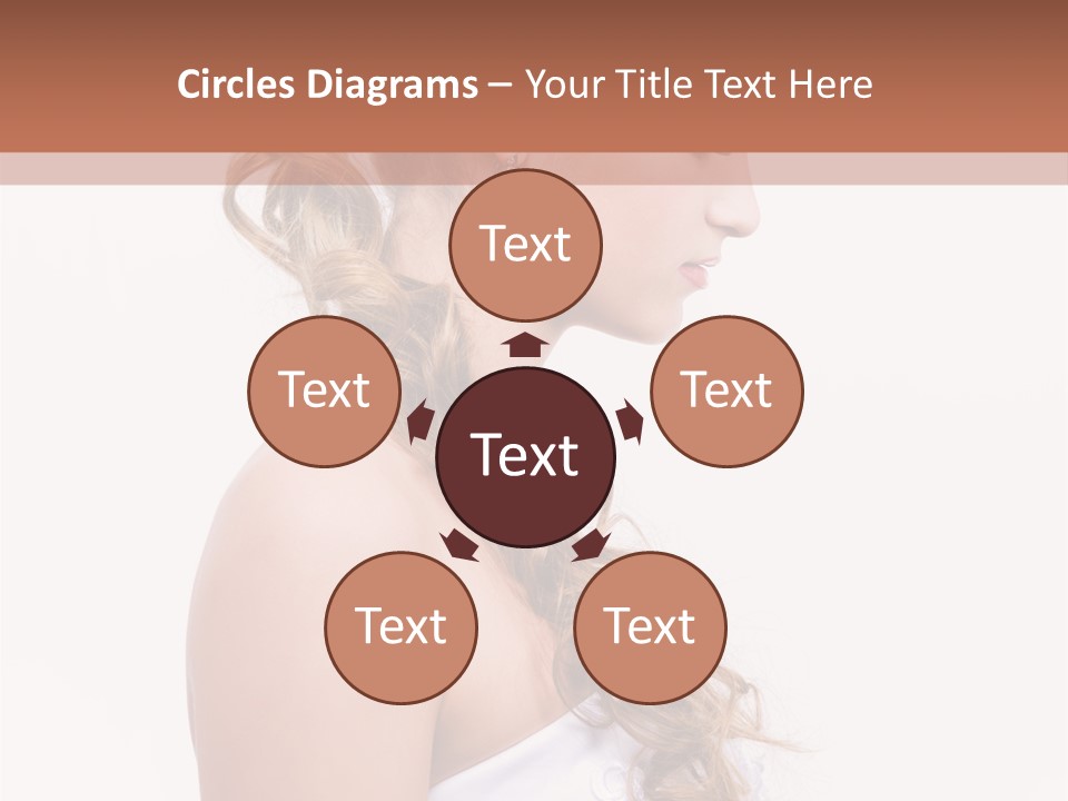 Blond Studio Necklace PowerPoint Template