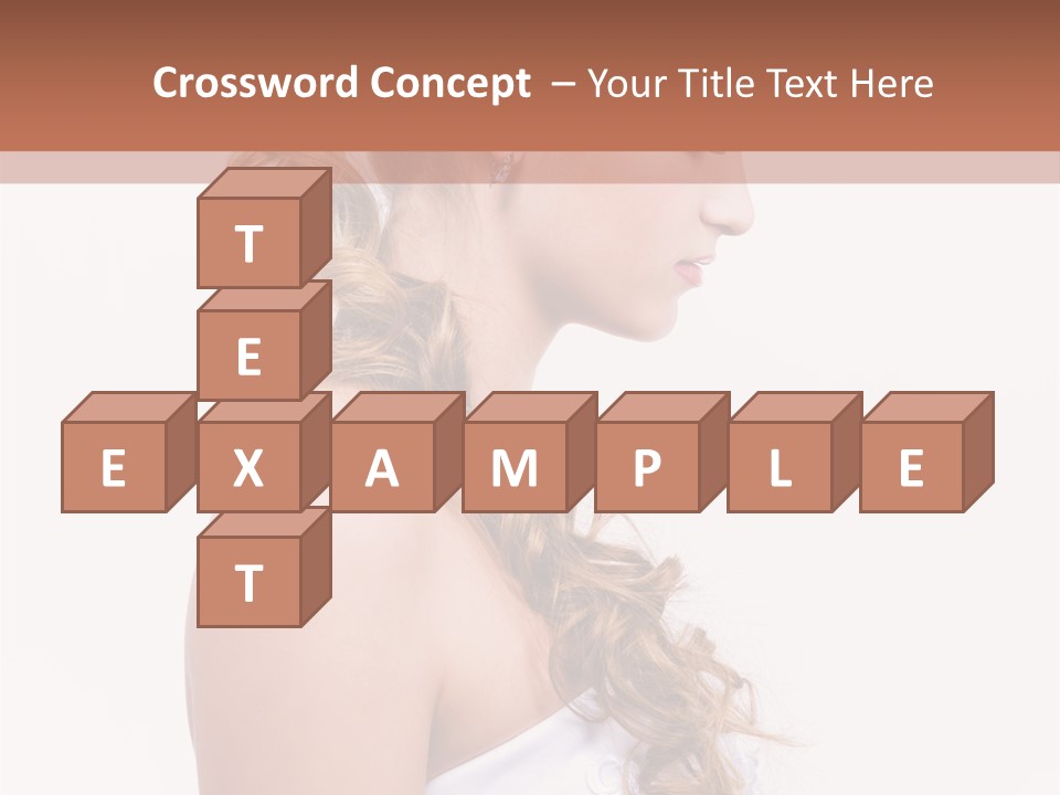 Blond Studio Necklace PowerPoint Template