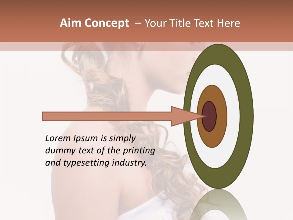 Blond Studio Necklace PowerPoint Template