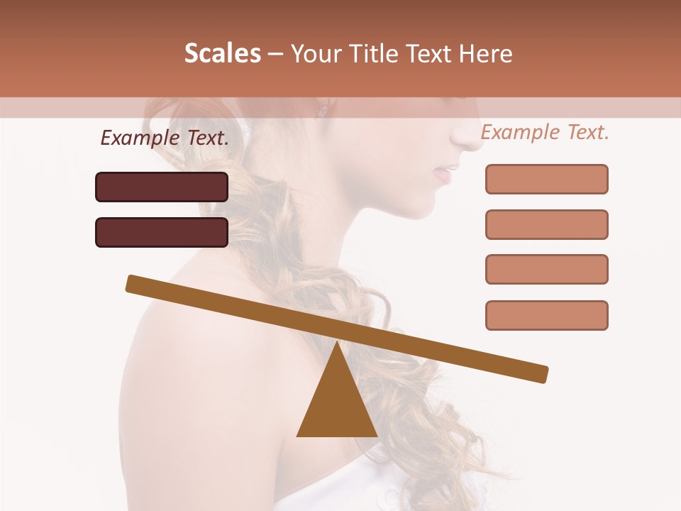 Blond Studio Necklace PowerPoint Template