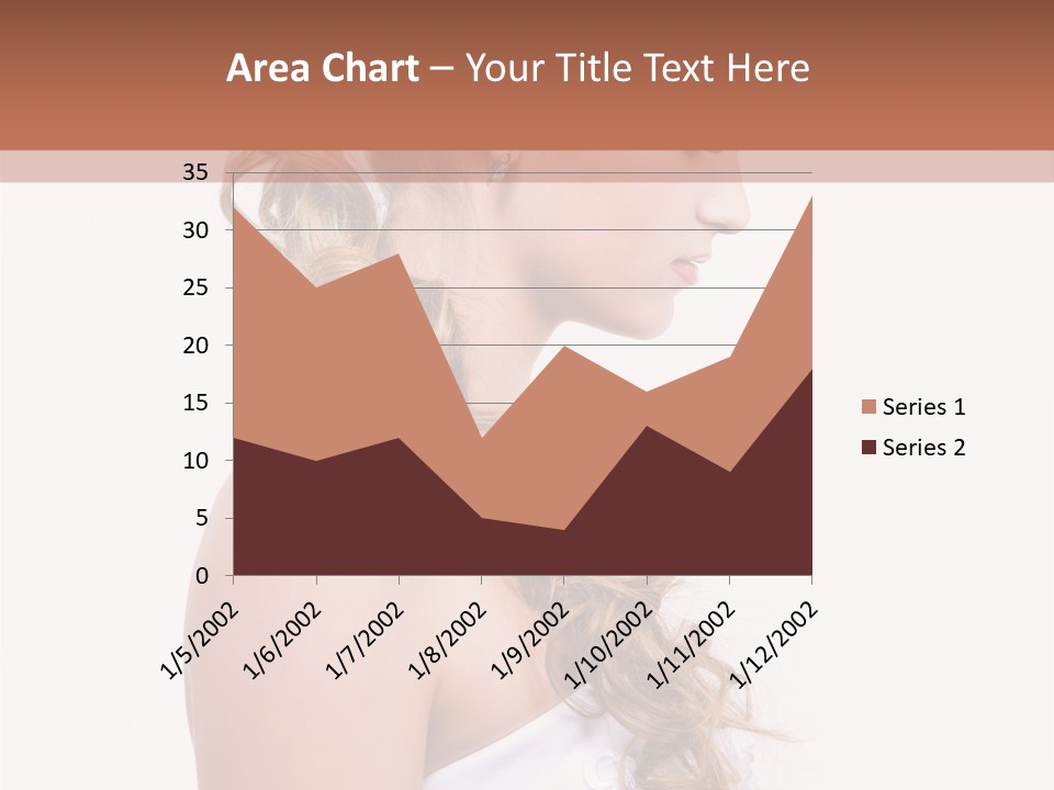 Blond Studio Necklace PowerPoint Template