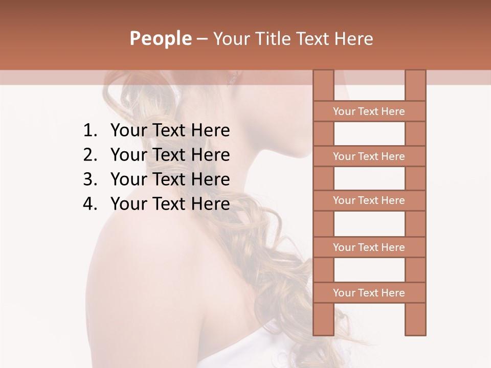 Blond Studio Necklace PowerPoint Template