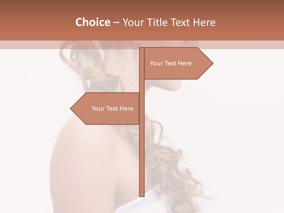 Blond Studio Necklace PowerPoint Template